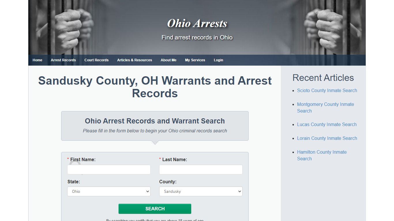Sandusky County, OH Warrants and Arrest Records - Ohio Arrests
